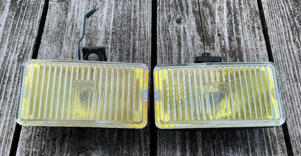 2x Vintage DDR Ruhla Mistlamp - oldtimer antiek, Ophalen of Verzenden, Gebruikt, Oldtimer onderdelen