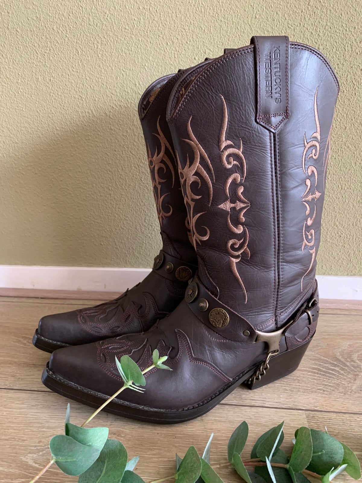 Kentucky’s Western bikerboots 43 western boots, -, Boots, Ophalen of Verzenden, Zo goed als nieuw