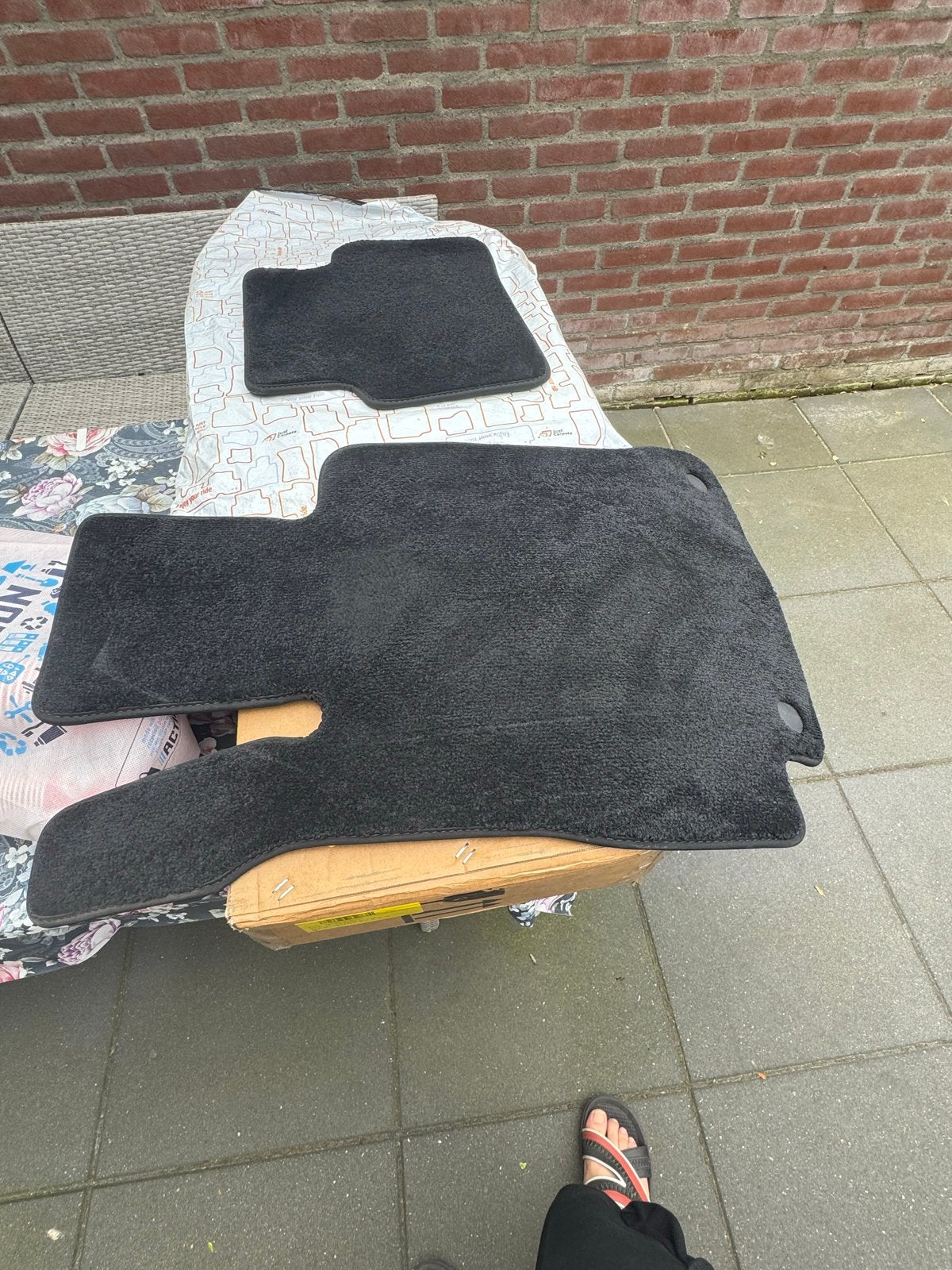 Originele Mercedes mattenset, Auto diversen, Automatten, Ophalen, Gebruikt