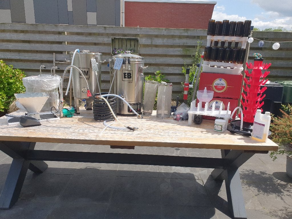 Overcomplete hobbybrouwset – direct klaar voor 25L batches, Hobby en Vrije tijd, Overige Hobby en Vrije tijd, Ophalen, Gebruikt