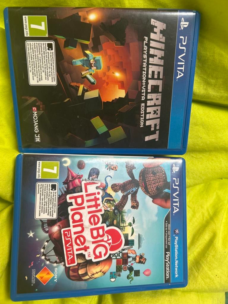 PS Vita spellen: Minecraft en LittleBigPlanet, Spelcomputers en Games, Games | Sony PlayStation Vita, Avontuur en Actie, Online