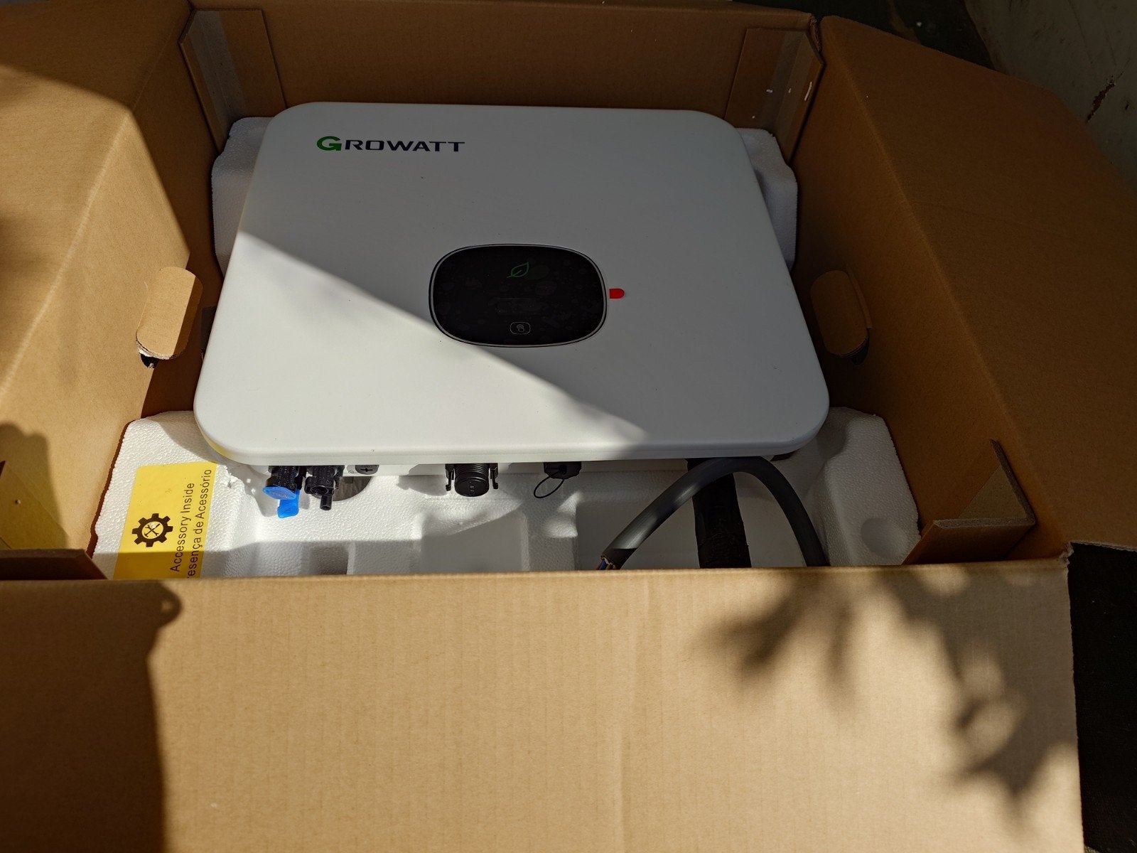Growatt MOD 6000 TL3-X omvormer, Ophalen of Verzenden, Zo goed als nieuw, Overige typen, 200 wattpiek of meer