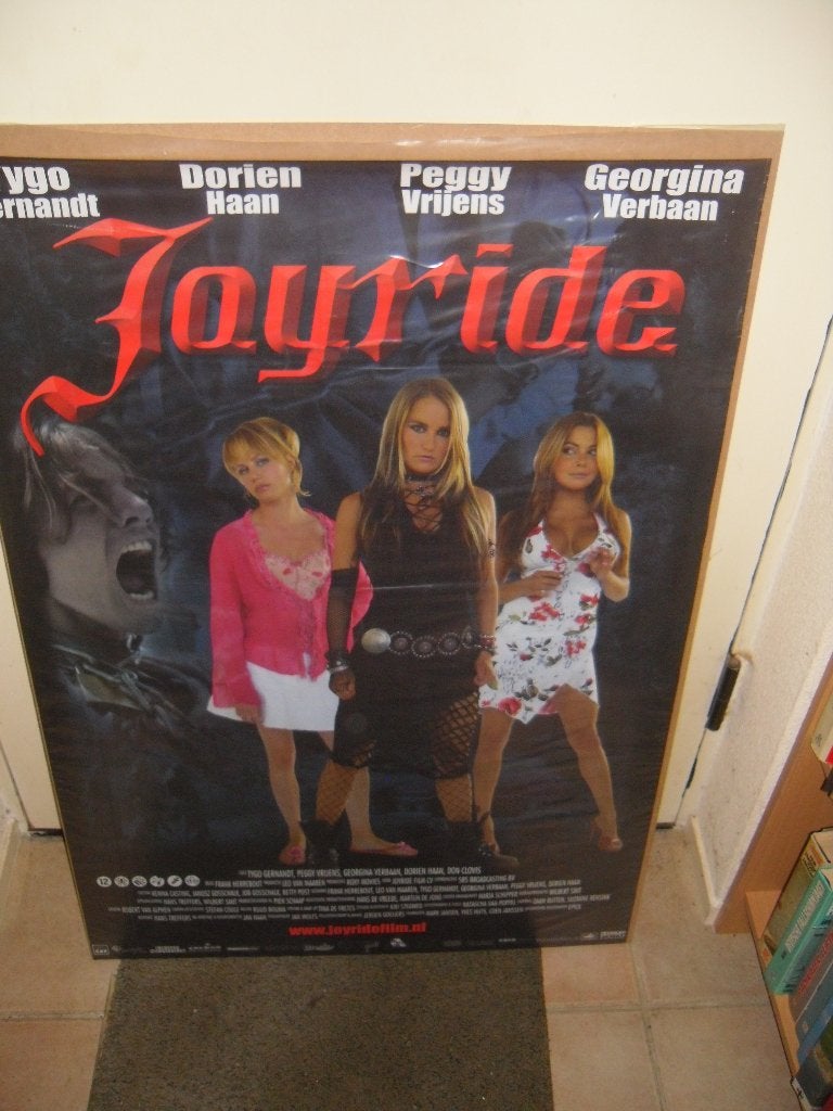 Joyride Filmposter 2, Verzamelen, Ophalen, Rechthoekig Staand, Zo goed als nieuw, A1 t/m A3