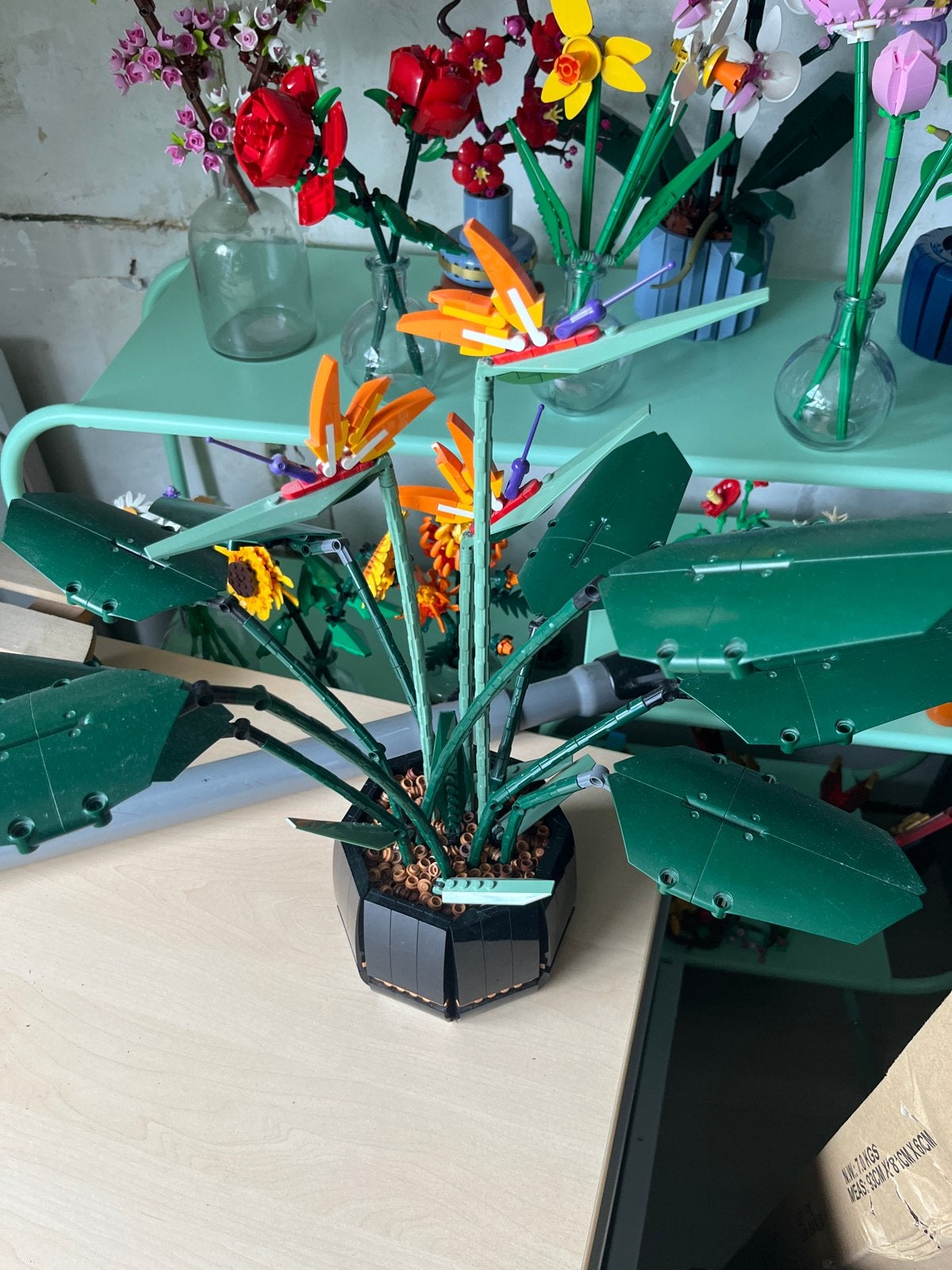 LEGO bird of paradise  (Strelitzia Reginae), Ophalen of Verzenden, Zo goed als nieuw, Overige merken