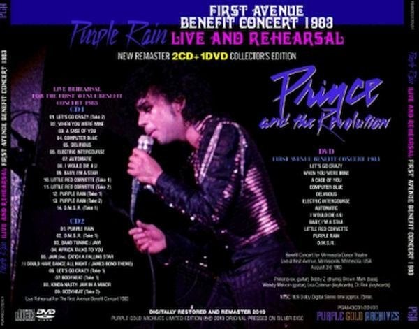 Prince - First Avenue 2CD +DVD 1983 ( Purple Rain Benefit), Cd's en Dvd's, Live-album, Nieuw in verpakking, Speciale editie, Verzenden