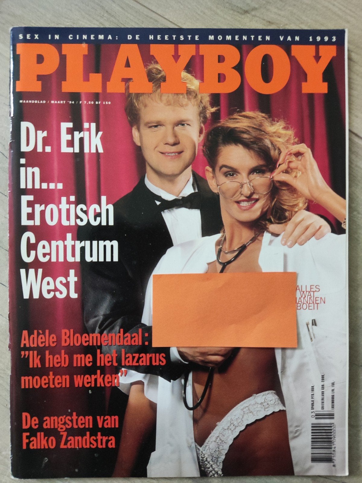 Playboy Maart '94: Dr. Erik, Adèle Bloemendaal, F. Zandstr, Boeken, Ophalen of Verzenden, Gelezen, Overige typen