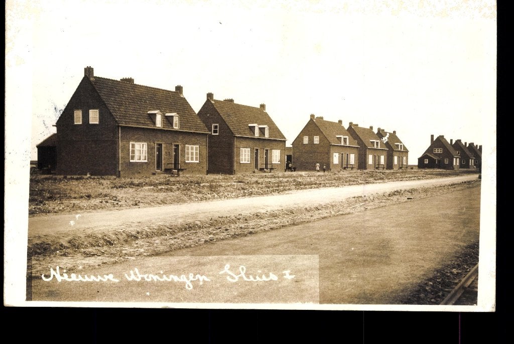 Wieringermeer (N.H.), FOTOKAART Sluis 1, gelopen 1932, Verzamelen, Verzenden, 1920 tot 1940, Gelopen, Noord-Holland