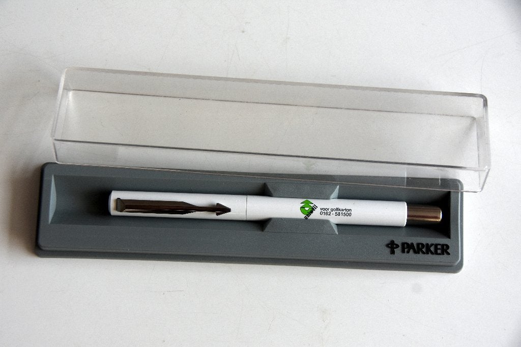 Nieuwe Parker pen met doos Uniwell, Nieuw, Met reclame, Parker, Balpen