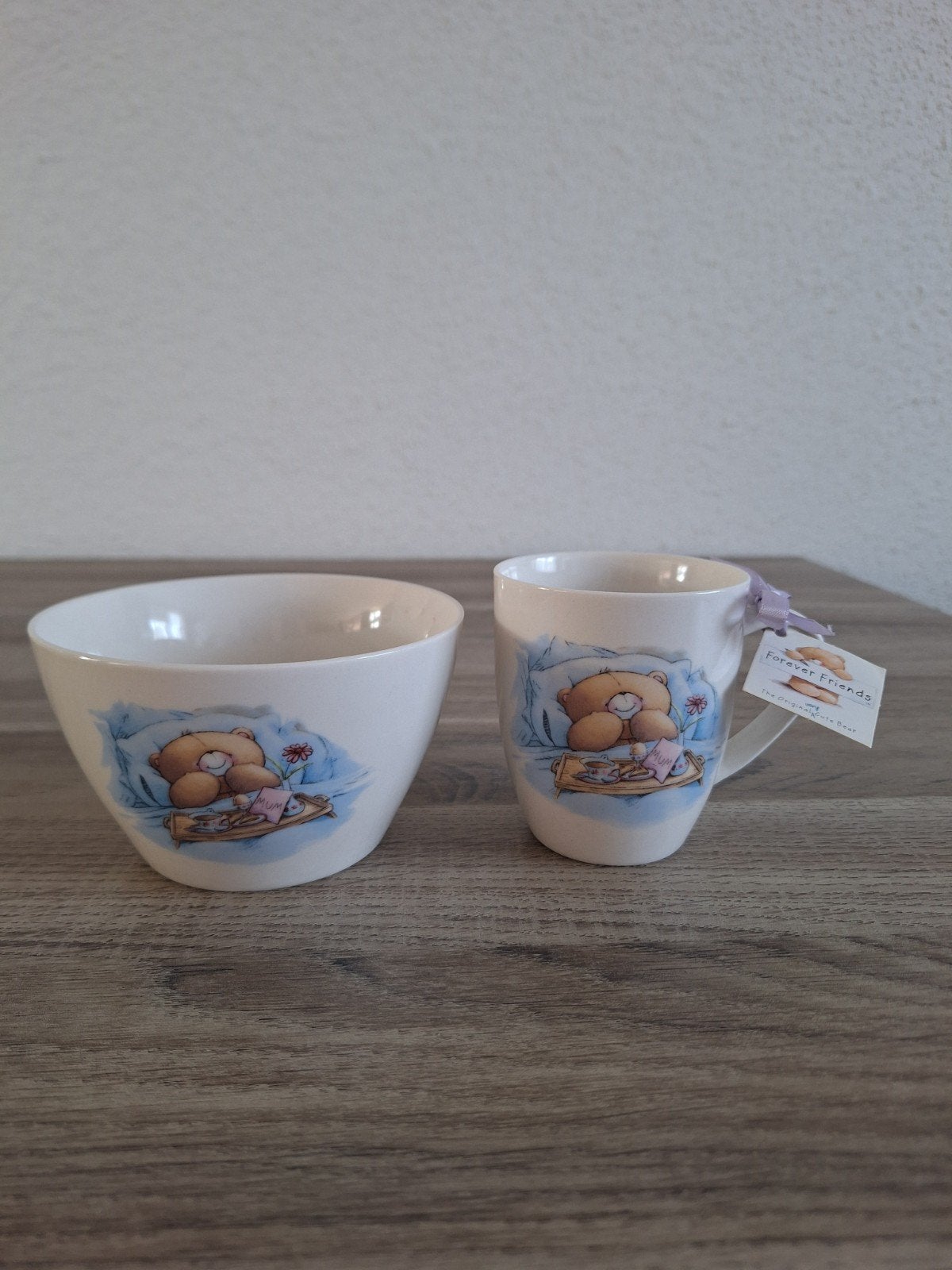 Forever Friends kopje en schaaltje - Zeer goede staat, Huis en Inrichting, Overige merken, Keramiek, Ophalen of Verzenden, Zo goed als nieuw
