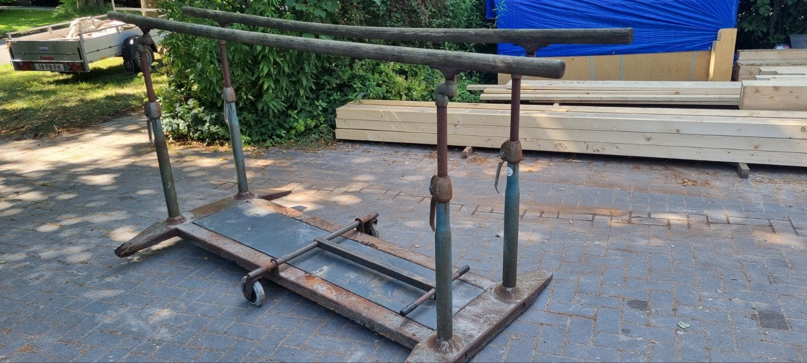 Toffe vintage turnbrug, decoratie, industriëel, Ophalen