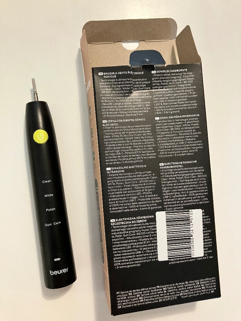 Beurer SC 30 Jet Black Elektrische Tandenborstel, Ophalen of Verzenden, Nieuw, Mondverzorging