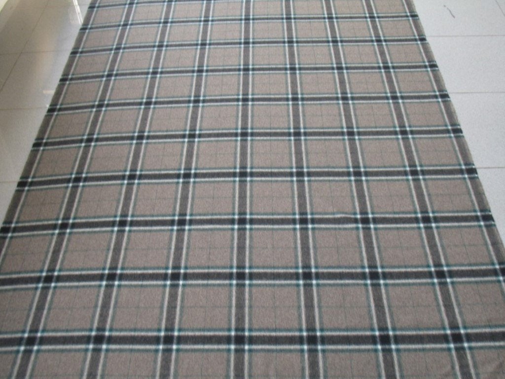 Chivasso Colzano beige+bruin+groen; 2,07 meter meubelstof, Wol, 120 cm of meer, Beige, Ophalen of Verzenden