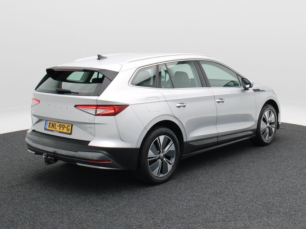 Skoda Enyaq iV 80 Business Edition Plus 204 Pk | Trekhaak |, Automaat, Achterwielaandrijving, Gebruikt, Leder en Stof