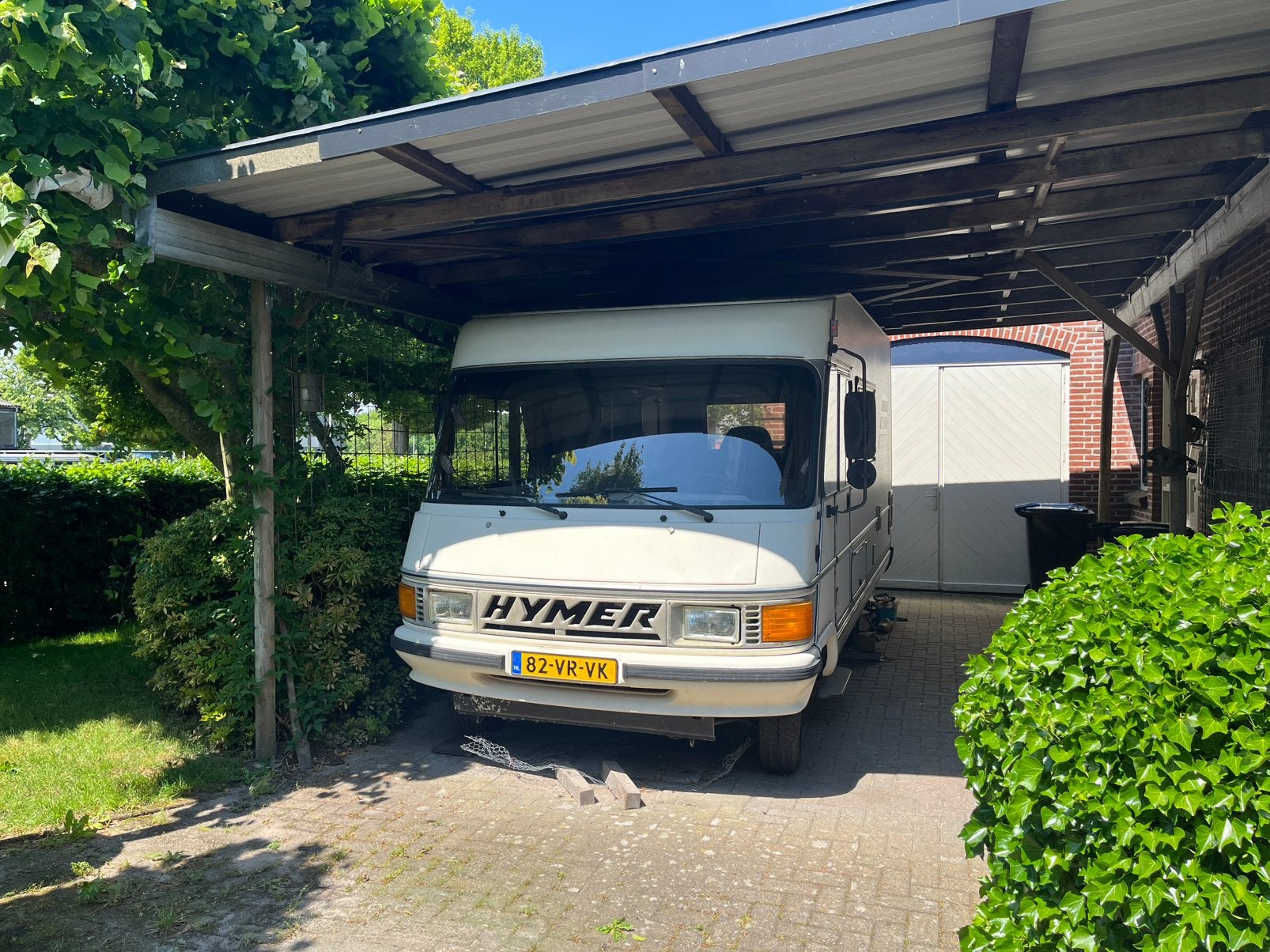 Fiat ducato hymer retro camper 2.5L weinig kilometers!, Integraal, Standaard zit, Koelkast, Ringverwarming