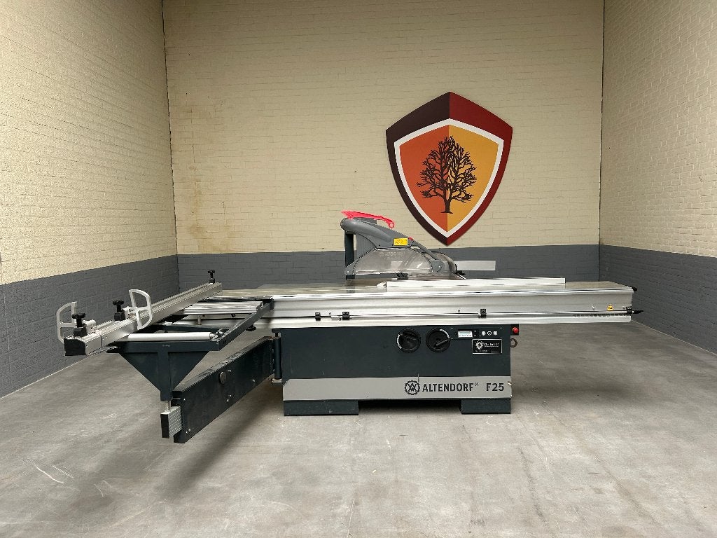 Altendorf F 25 Type 2 Formaatzaag, Gebruikt, 70 mm of meer, Overige typen, 1200 watt of meer