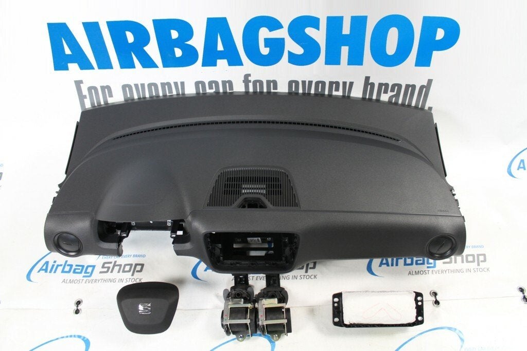Airbag set - Dashboard zwart Seat MII facelift (2016-heden)