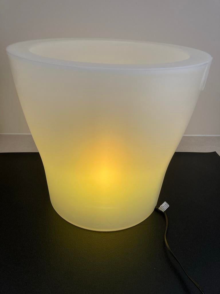 XL Elho  Ambiance bloempot met verlichting, Ophalen, Kunststof, 40 cm of meer, Rond