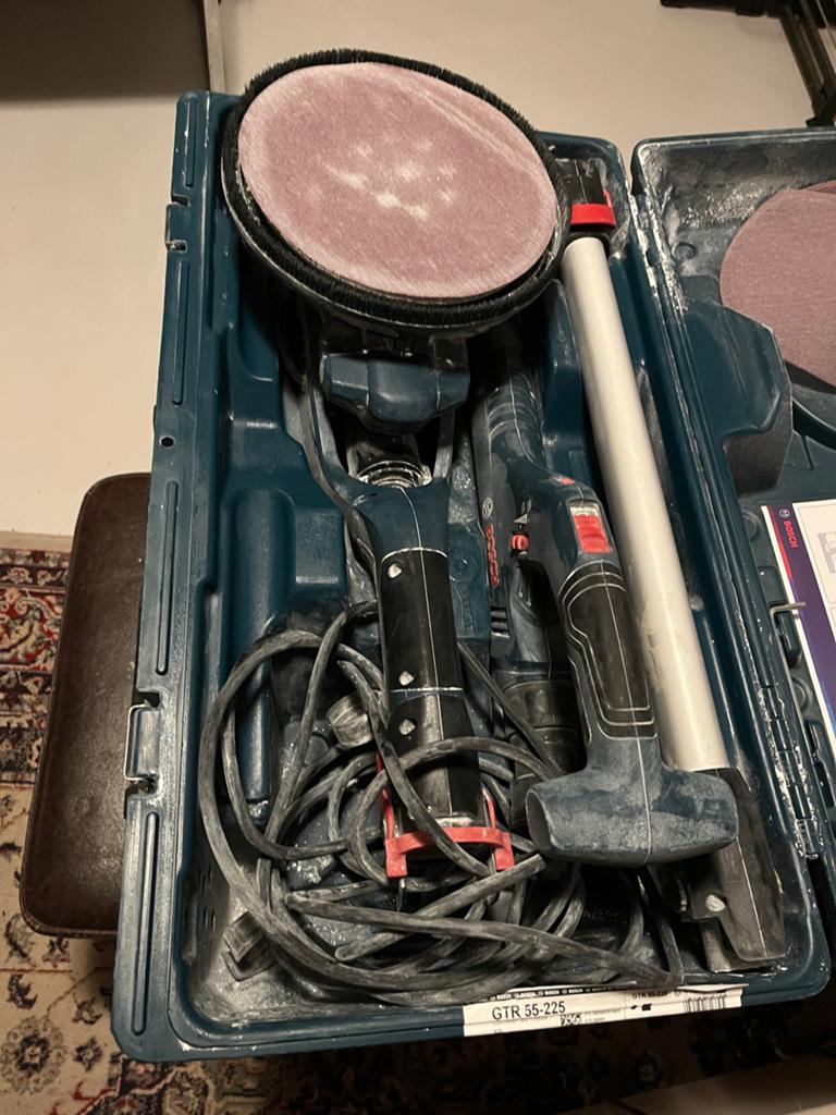 Bosch Blauw Giraffe Schuurmachine - Plafond & Wand, Doe-het-zelf en Verbouw, Gereedschap | Schuurmachines, Ophalen, Zo goed als nieuw