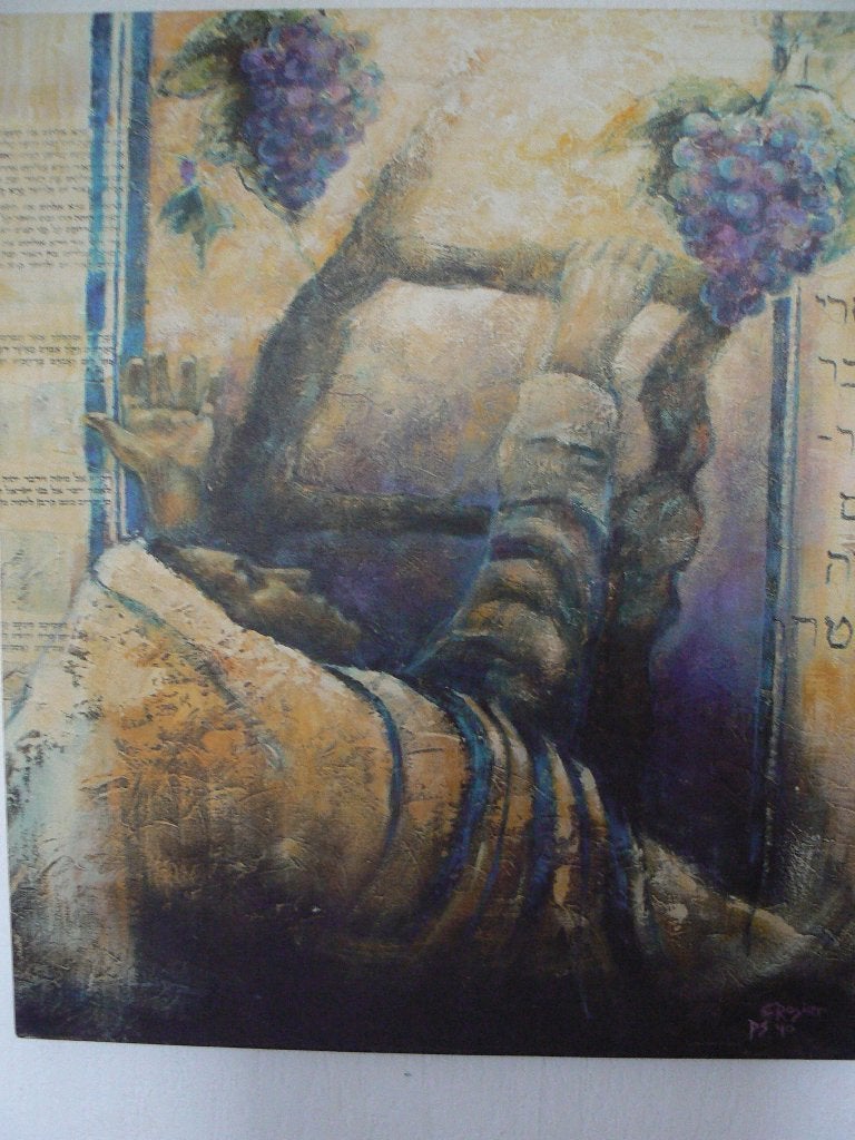 reproductie op canvas, Christa Rosier Psalm 40, Ophalen