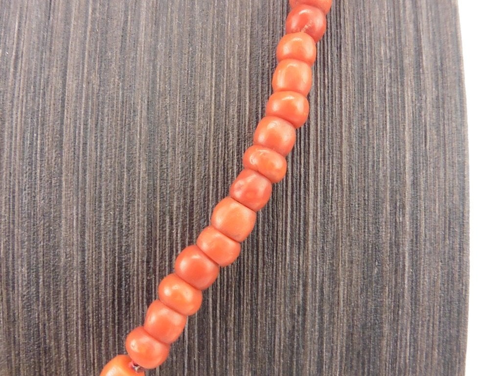 Bloedkoralen collier gouden slot                         D97, Sieraden, Tassen en Uiterlijk, Antieke sieraden, Ophalen of Verzenden