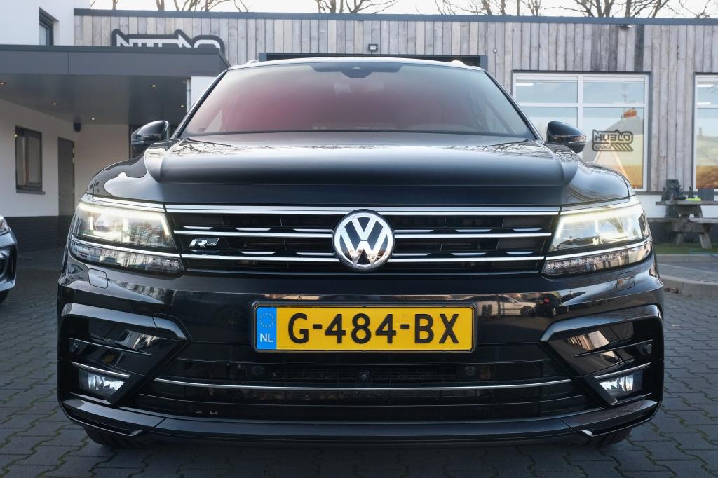 Volkswagen Tiguan Allspace 1.5 TSI R-Line Pano, Muziek, 360,, Auto's, 150 pk, Leder en Stof, Zwart, Origineel Nederlands