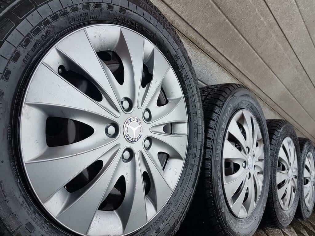 16 inch Mercedes V klasse Viano Vito W447 velgen Michelin, Gebruikt, -, Banden en Velgen, -