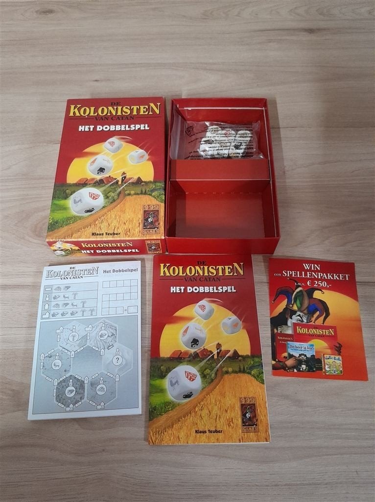 De kolonisten van Catan - het dobbelspel - s3622, Verzenden, Zo goed als nieuw