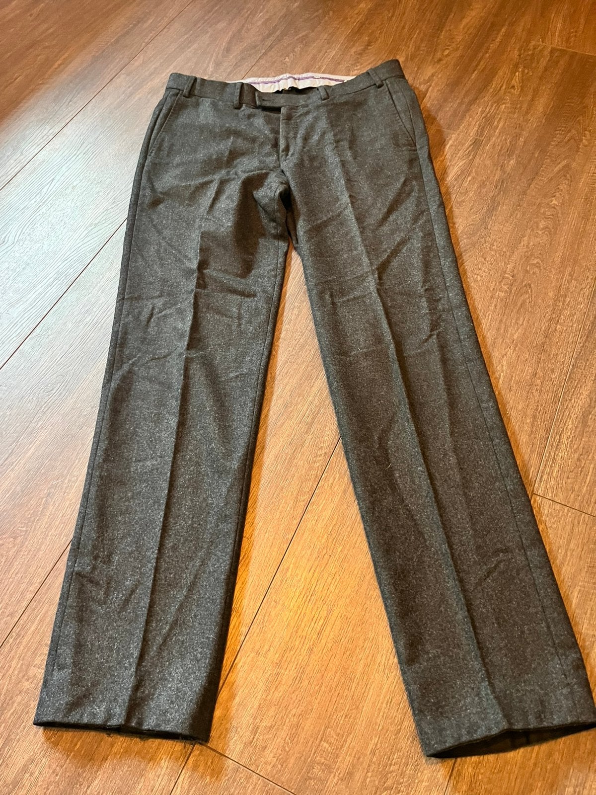 Hilt Vitali Barberis Canonico wollen heren pantalon, maat L, Ophalen of Verzenden, Zo goed als nieuw, Maat 52/54 (L), Grijs