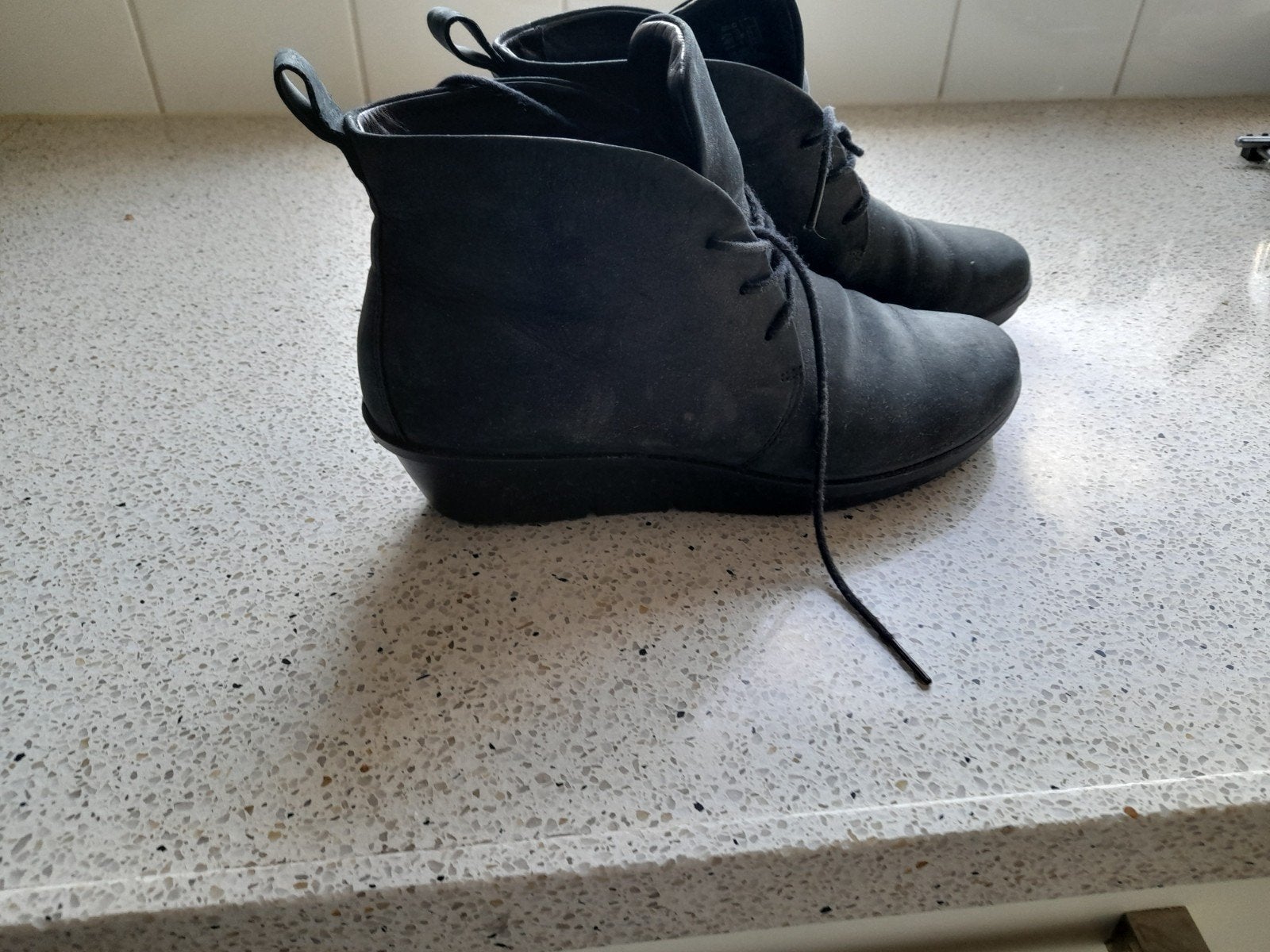 Ecco schoenen maat 40, Ophalen of Verzenden, Zo goed als nieuw, Zwart, Sneakers of Gympen