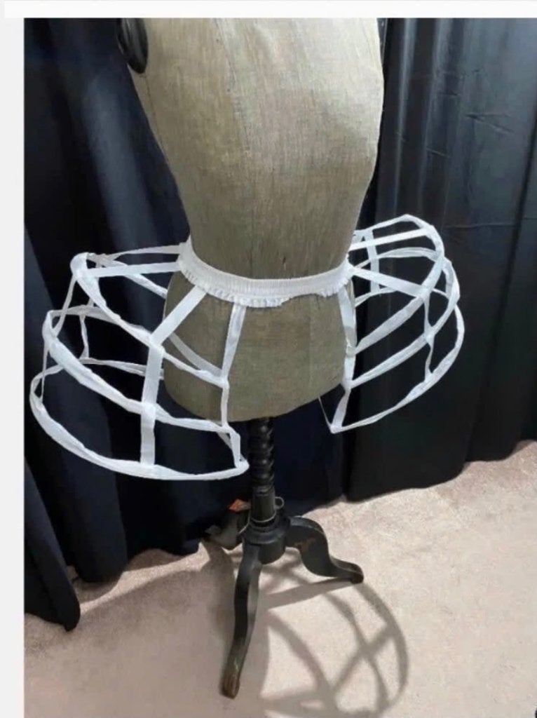 Witte Crinoline, hoepelrok, mooi voor feesten, Festival e.d., Ophalen of Verzenden