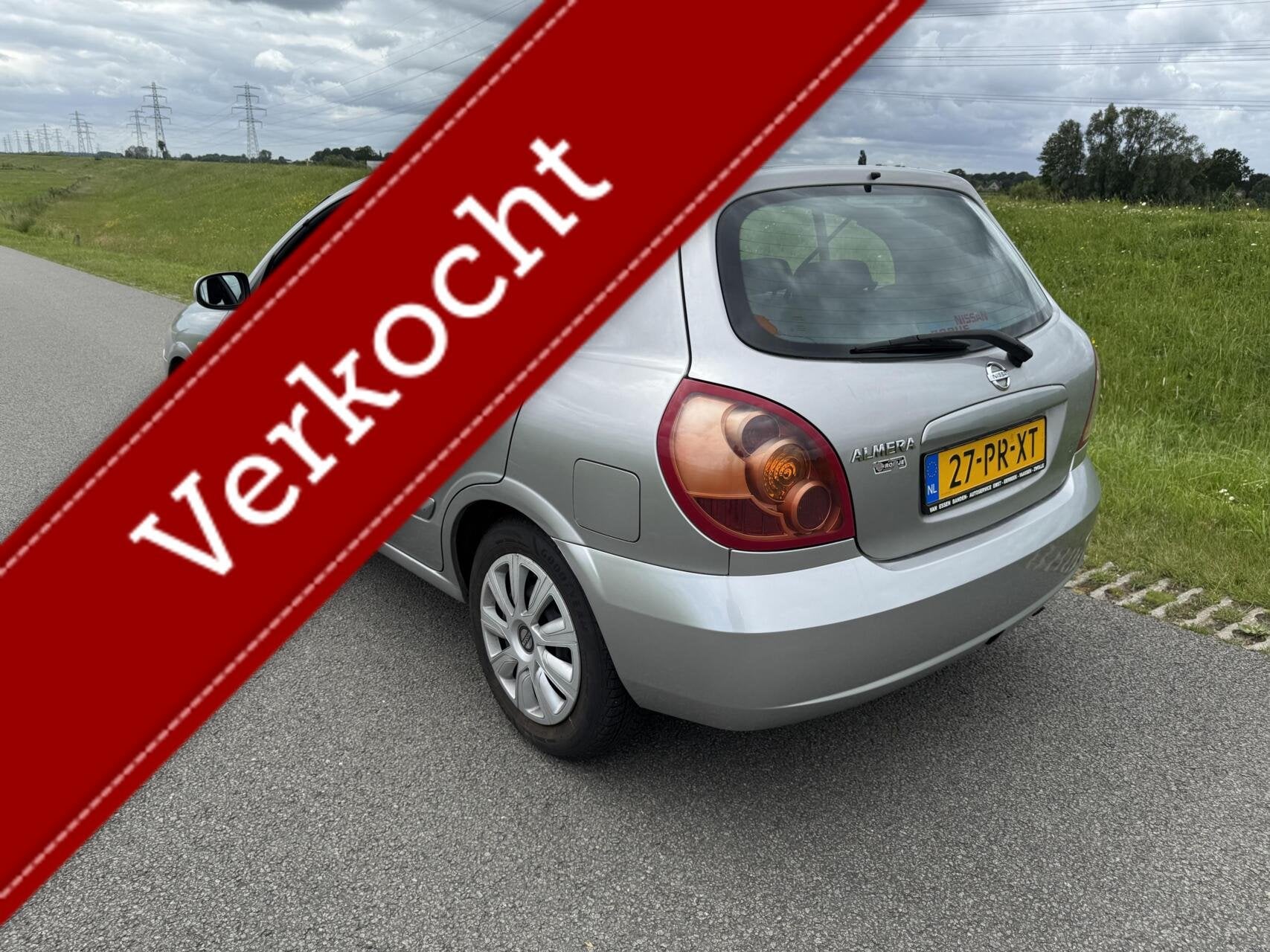 Nissan Almera 1.5 Acenta advertentie fijne goed rijdende aut, Auto's, Gebruikt, 4 cilinders, Met garantie (alle), Bedrijf