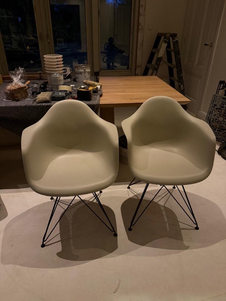 Vitra eames set van 5, Ophalen, Kunststof, Overige kleuren, Zo goed als nieuw
