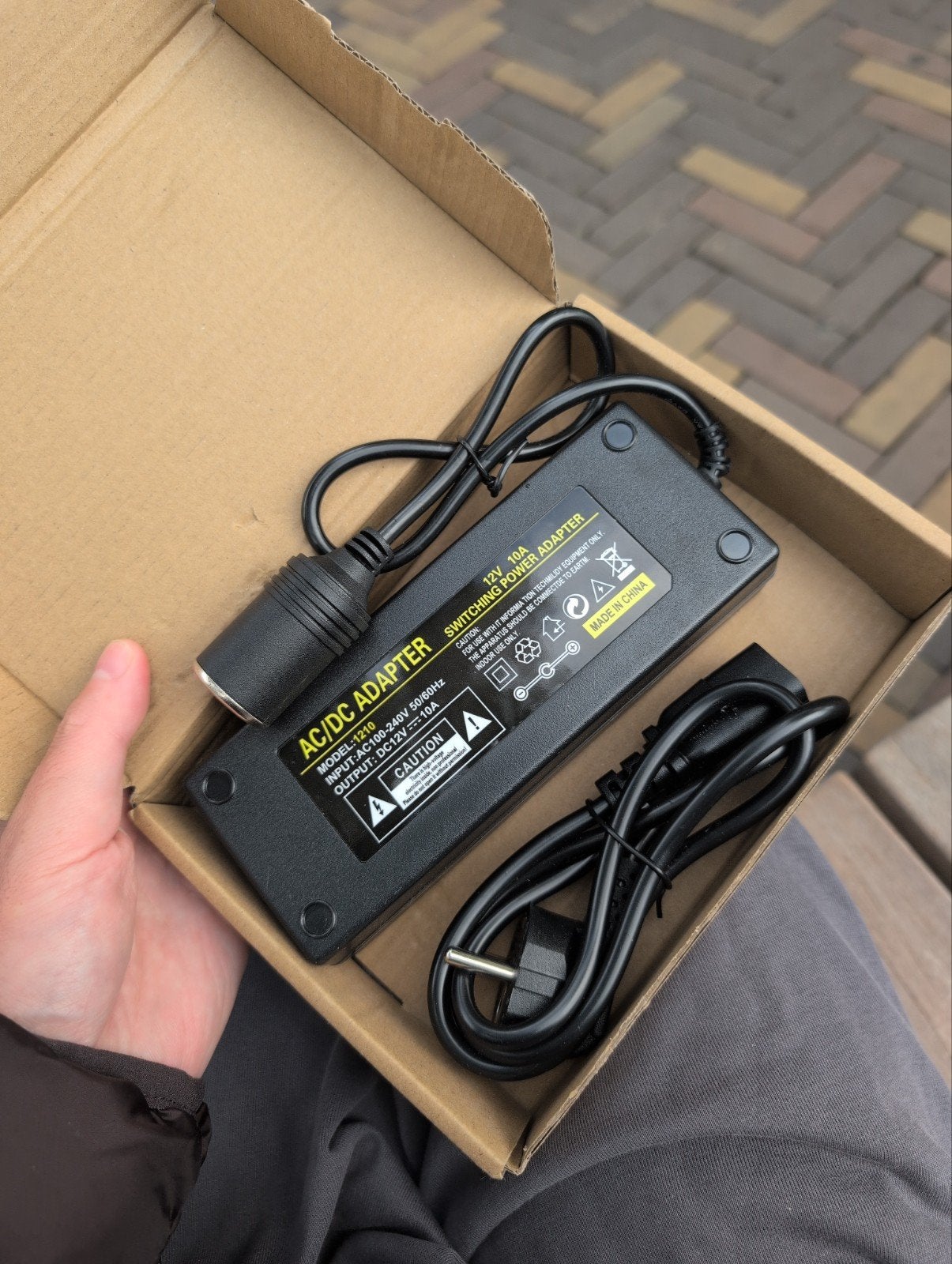 12V 10A AC/DC Voedingsadapter met Sigarettenaansteker, Ophalen of Verzenden, Nieuw, Universele onderdelen