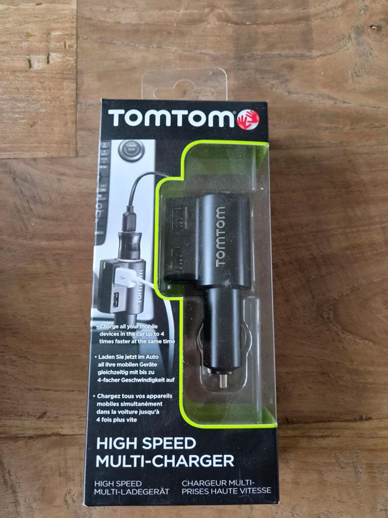 TomTom Snelle Multi-Oplader voor Auto, Caravan, Vrachtwagen, Ophalen of Verzenden, Nieuw
