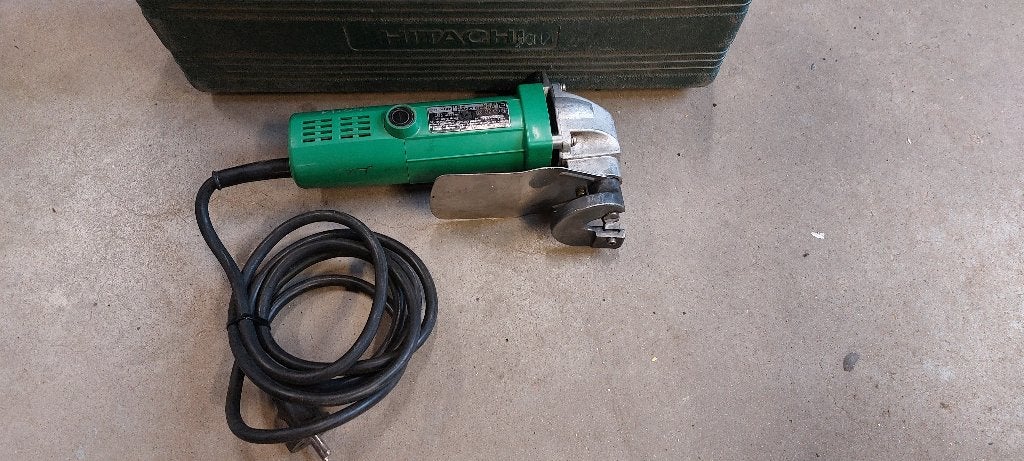 Hitachi CE16 Plaatschaar doorloopschaar, ,, Ophalen of Verzenden, Zo goed als nieuw, ,