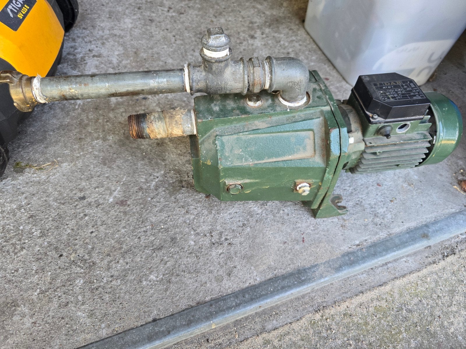 DAB JET 81T waterpomp voor tuin, Ophalen of Verzenden, Gebruikt, Elektrisch, Hydrofoorpomp