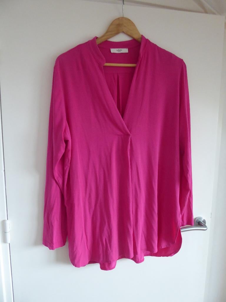 fuchsia shirt La Salle, Overige kleuren, Maat 42/44 (L), Ophalen of Verzenden, Zo goed als nieuw