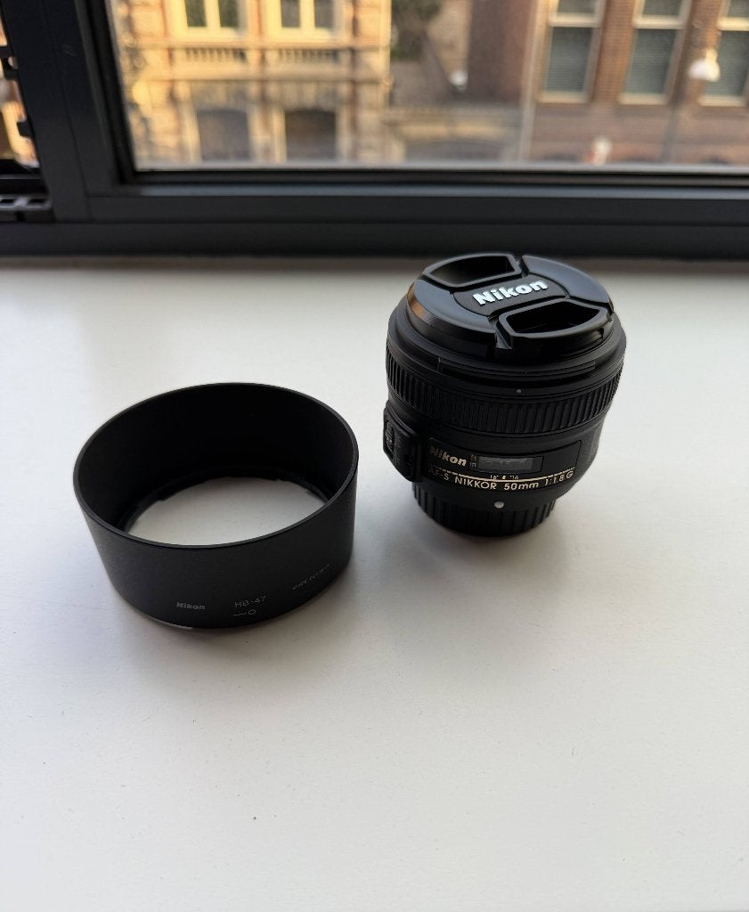 Nikon AF-S NIKKOR 50mm f/1.8G, Ophalen, Nikon, Zo goed als nieuw, 50 mm
