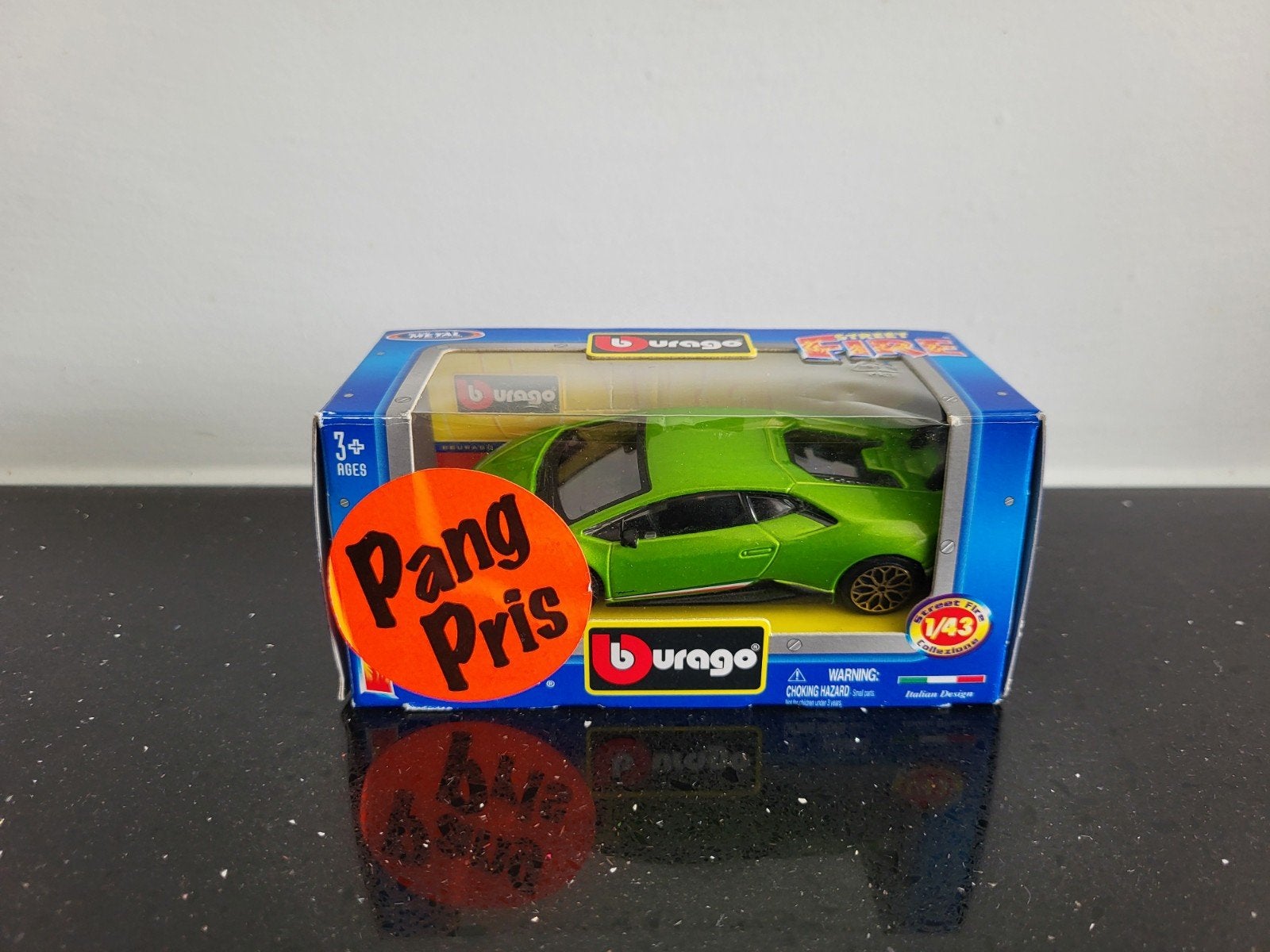 Lamborghini Huracan Performante groen 1/43 Bburago, Ophalen of Verzenden, Nieuw, Auto, Overige merken