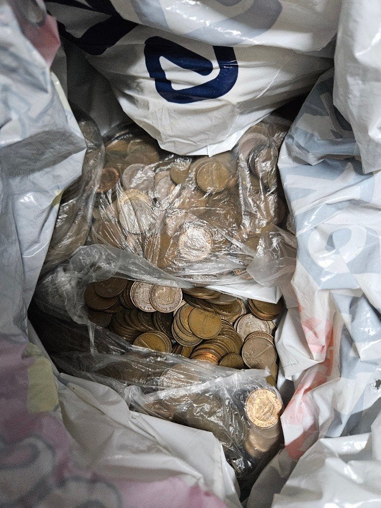 Centen, ruim 10 kg uit de jaren 1950 - 1970, Postzegels en Munten, Munten | Nederland, Ophalen, Koningin Juliana, 1 cent, Losse munt