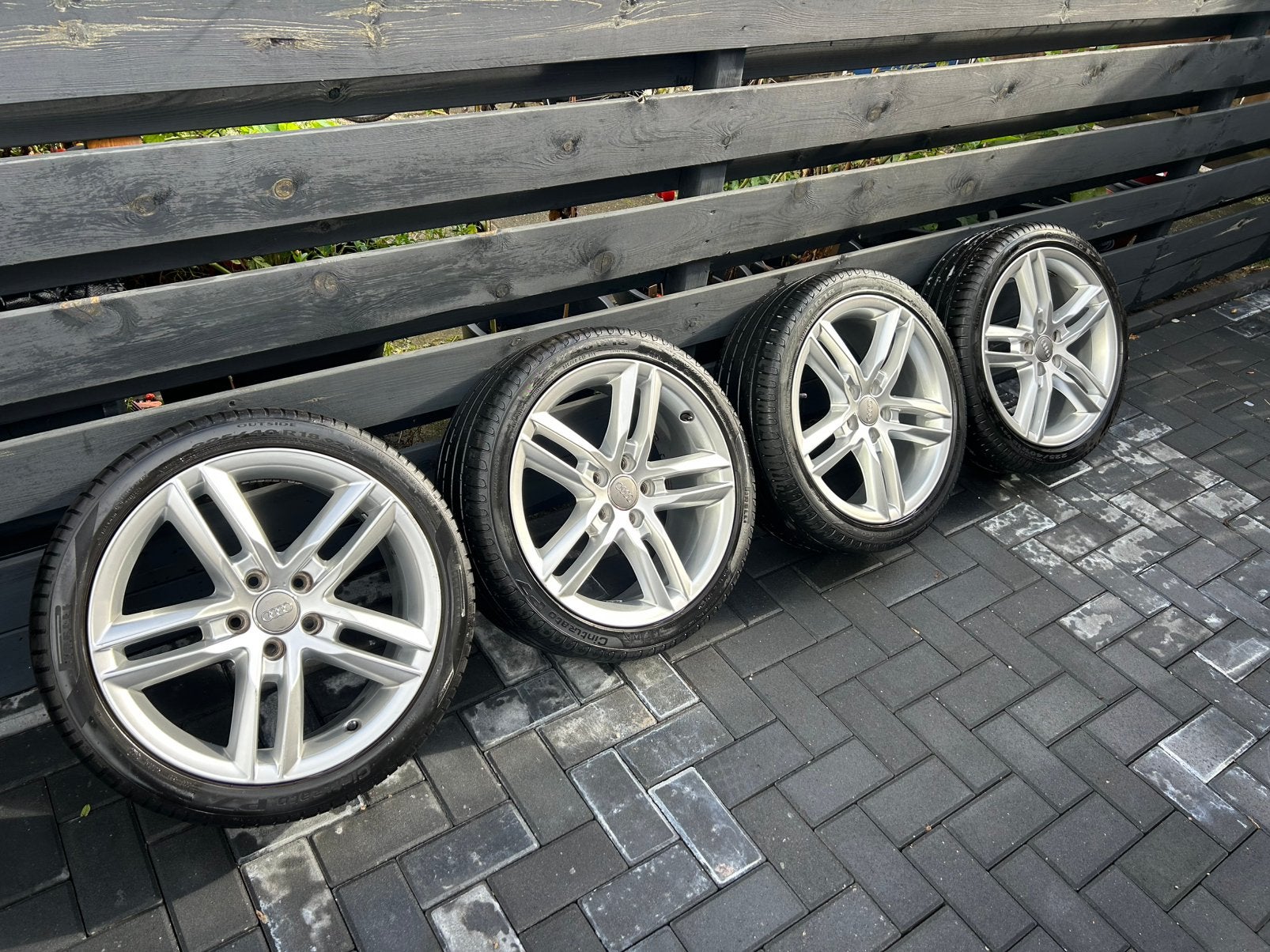 18 inch 5x112 orginele audi velgen, Ophalen, Gebruikt, Audi