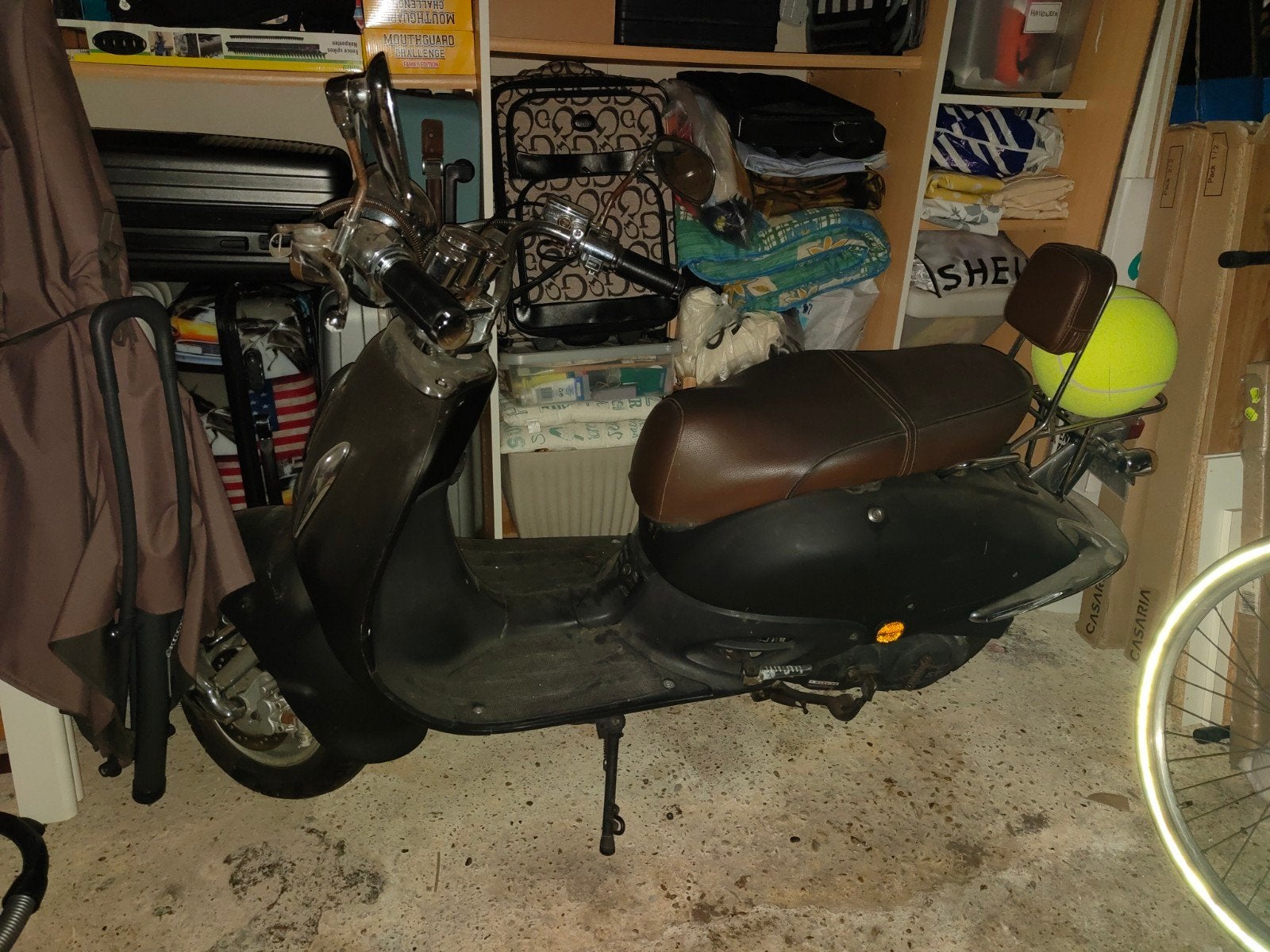 Loop of sloop retro scooter - staat al 1,5 jaar stil, Ophalen