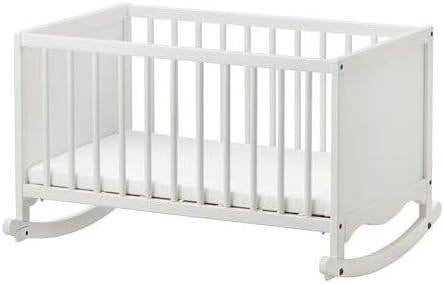 Nieuw Ikea Solgul vintage style wieg met schuimmatras - Wit, Kinderen en Baby's, Ophalen of Verzenden, Nieuw, Wieg