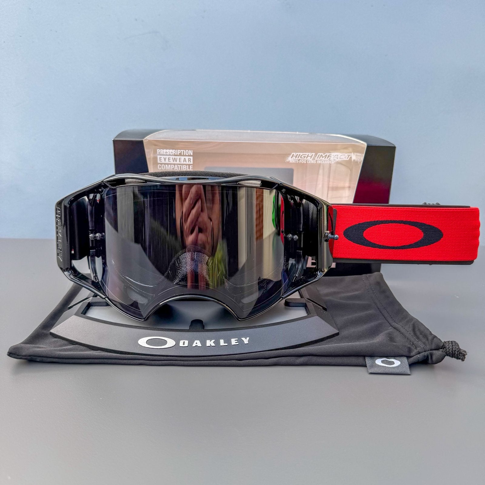Nieuwe Oakley Airbrake Lite brillen, Ophalen of Verzenden, Nieuw met kaartje, Dames, Motorcrosskleding