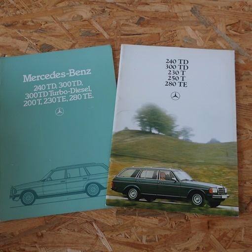 Mercedes Benz T serie folder brochure origineel SET PRIJS, Boeken, Ophalen of Verzenden, Gelezen, Mercedes