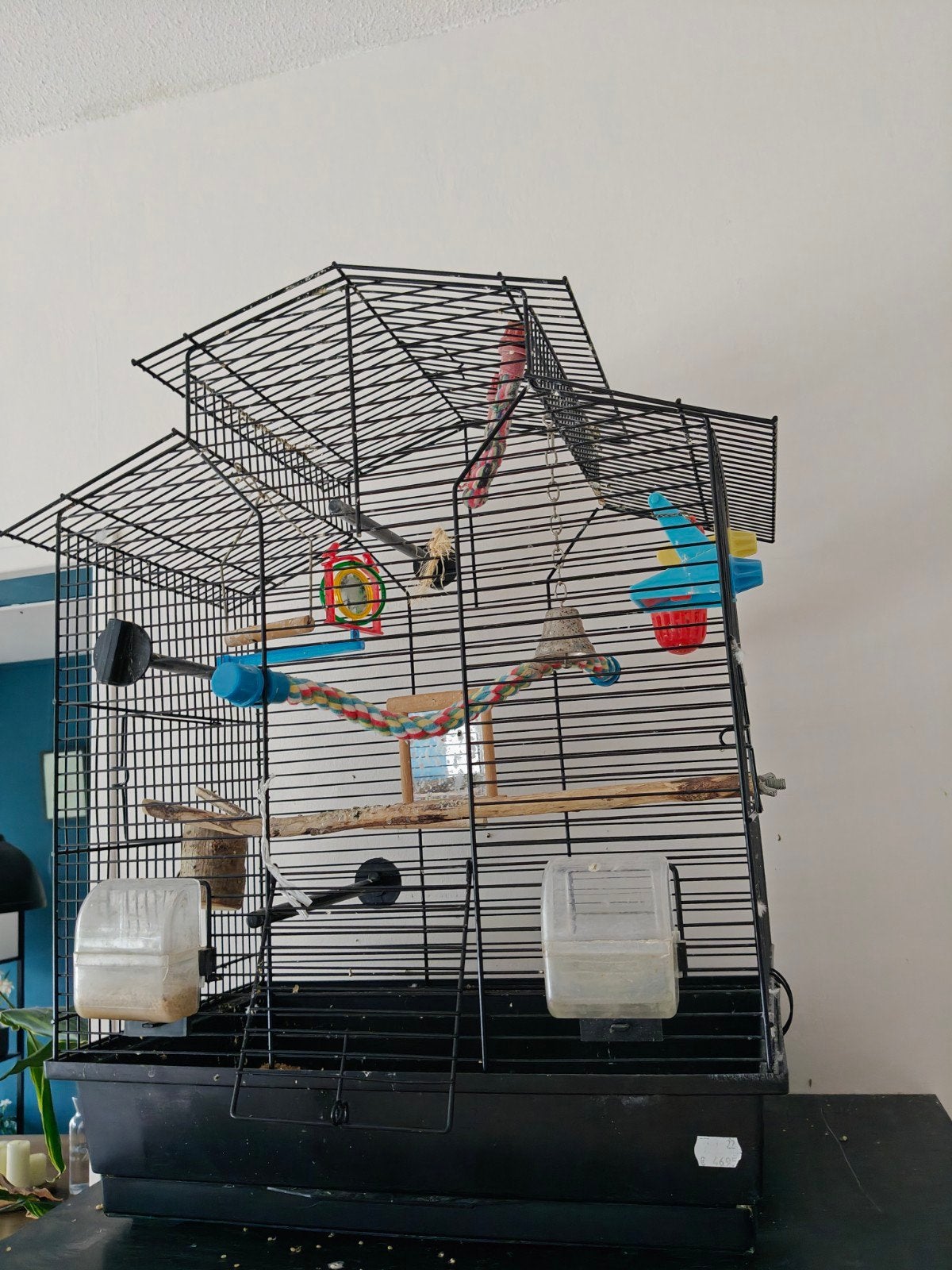 vogelkooi inclusief accessoires, Ophalen of Verzenden, Metaal, Vogelkooi