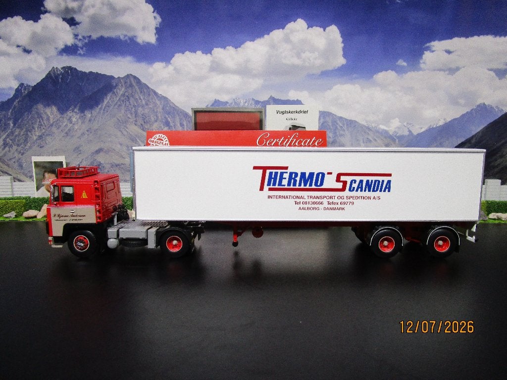 nieuw tekno 82195 bjarne andersen scania 141, Hobby en Vrije tijd, Modelauto's | 1:50, Ophalen of Verzenden, Nieuw, Bus of Vrachtwagen