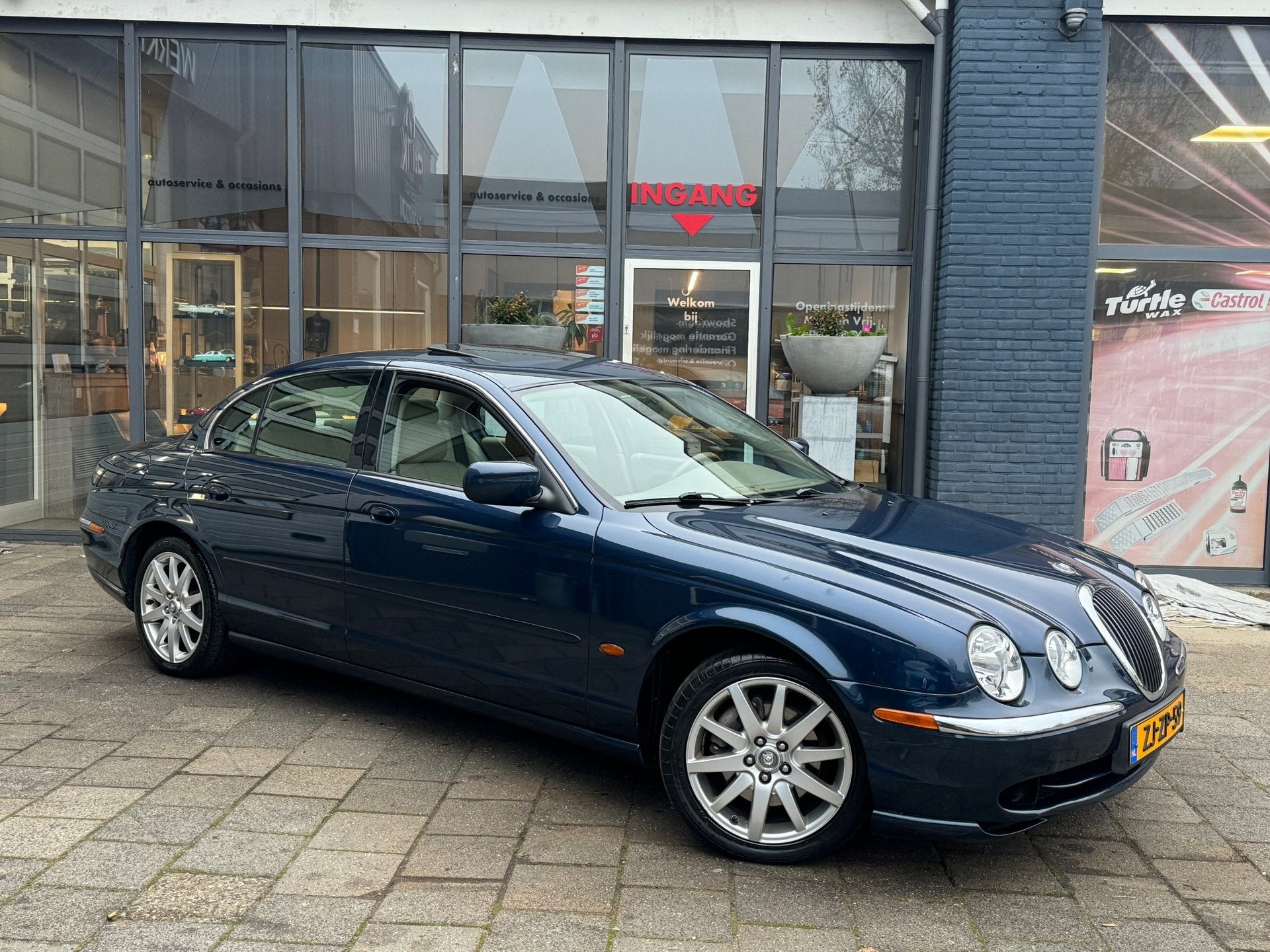 Jaguar S-type 3.0 V6 Executive | Clima | Cruise | Schuifdak, 238 pk, Gebruikt, 1850 kg, Blauw