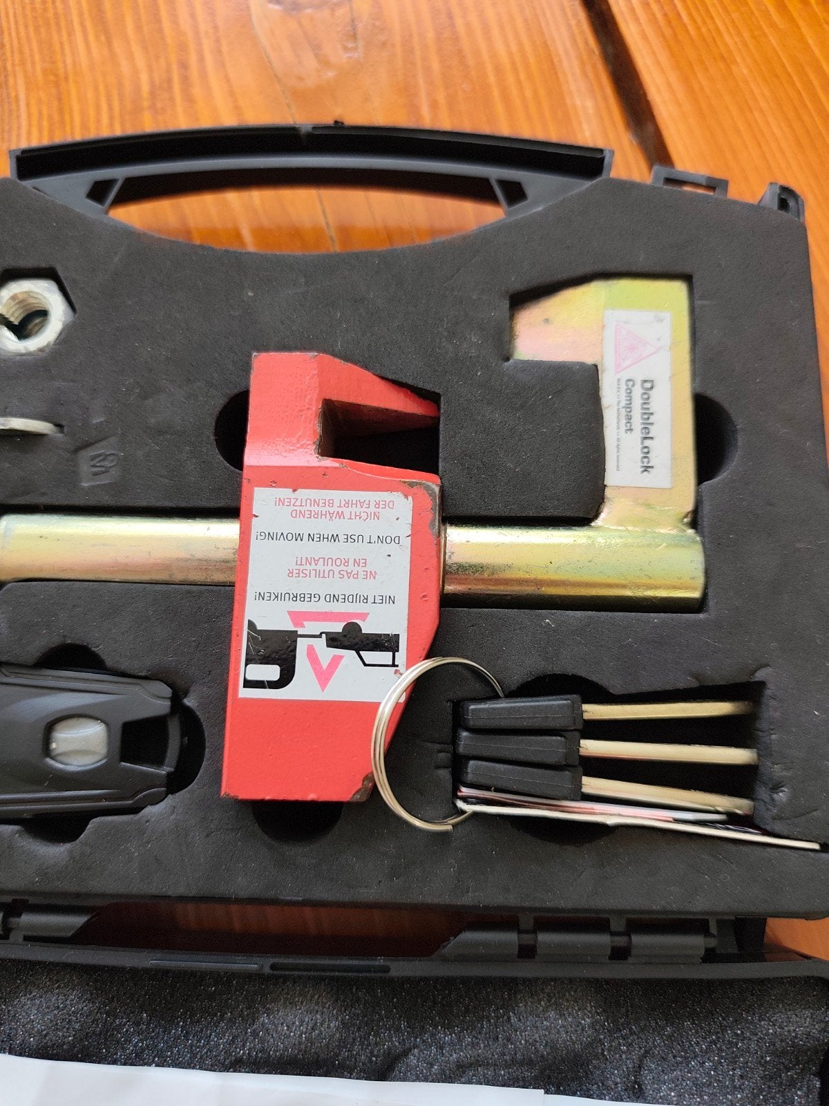 DoubleLock compact condor koppelingsslot disselslot, Caravans en Kamperen, Ophalen of Verzenden, Zo goed als nieuw