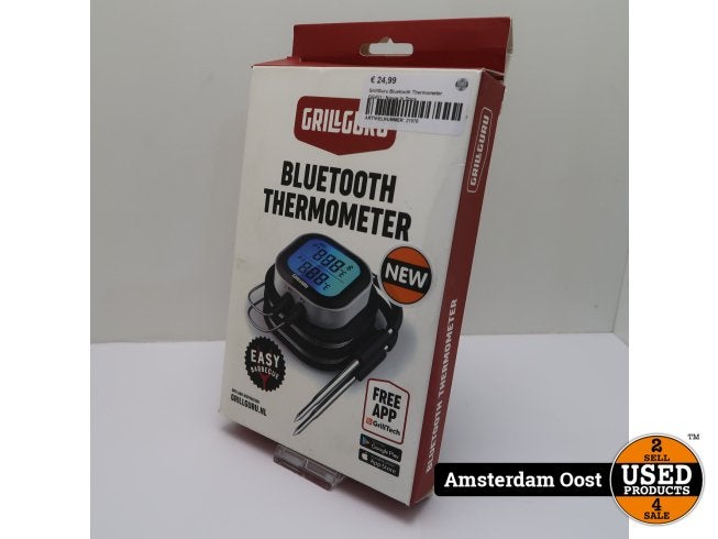 GrillGuru Bluetooth Thermometer GG451 | Nieuw In Doos, Tuin en Terras, Houtskoolbarbecues, Flex Ltd., Zo goed als nieuw, https://flex.com/contact-us